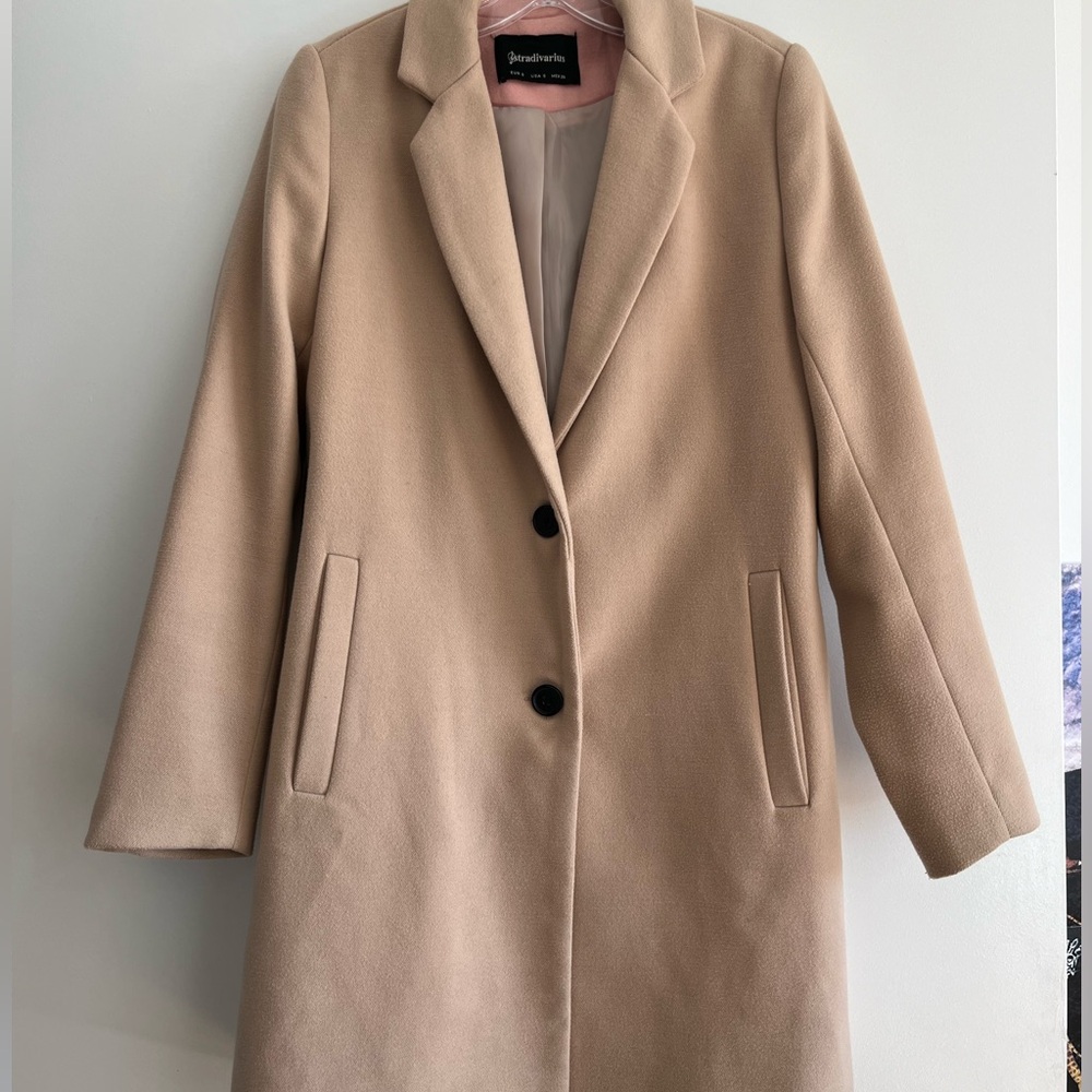 Stradivarius Beige coat for women